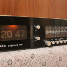 Telefunken digitale 101 Klappzahlenuhr,Radiowecker,Clock